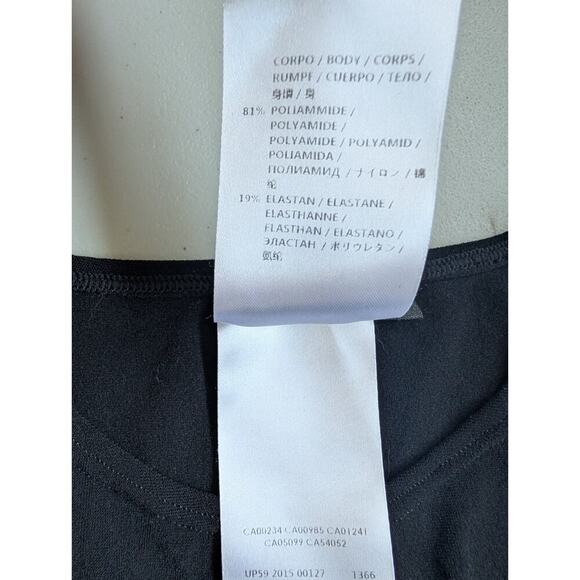 McQ BY ALEXANDER MCQUEEN Long-sleeve Mesh BODY-CON DRESS Sz XS/S Black #FC501 - Picture 13 of 13